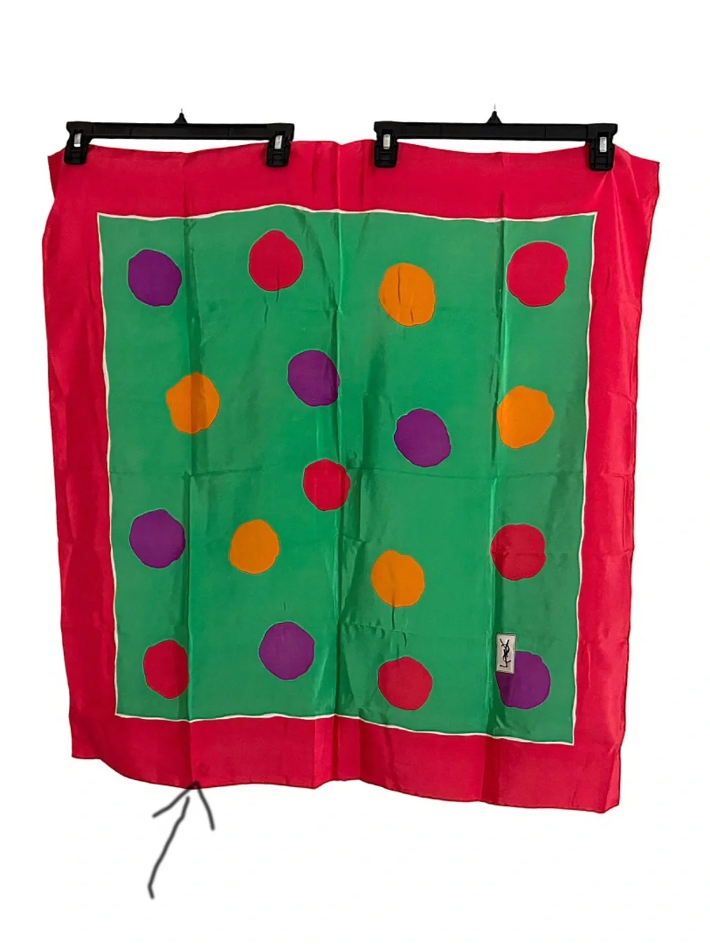 YSL YVES ST. LAURENT  Vintage Silk Scarf